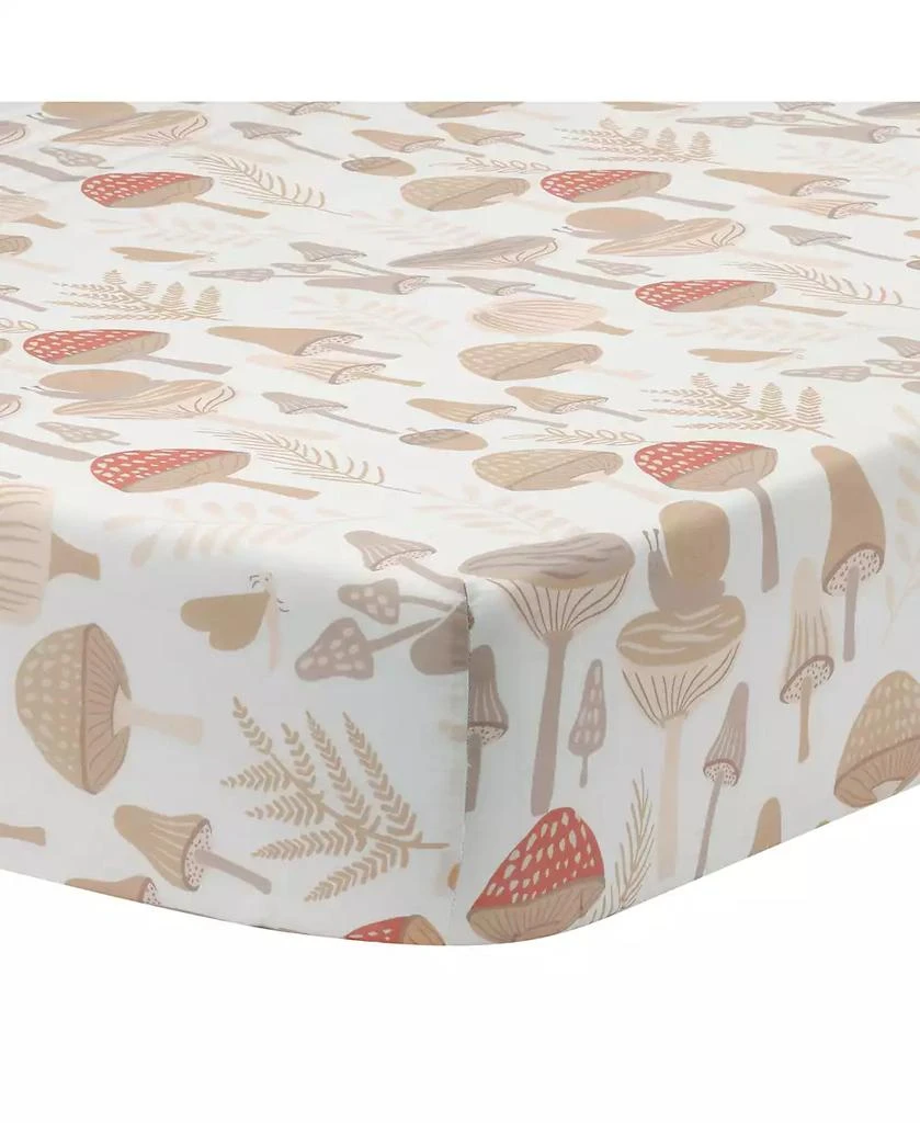 Lambs
Ivy Baby Mushroom Meadow Organic Cotton Fitted Crib Sheet