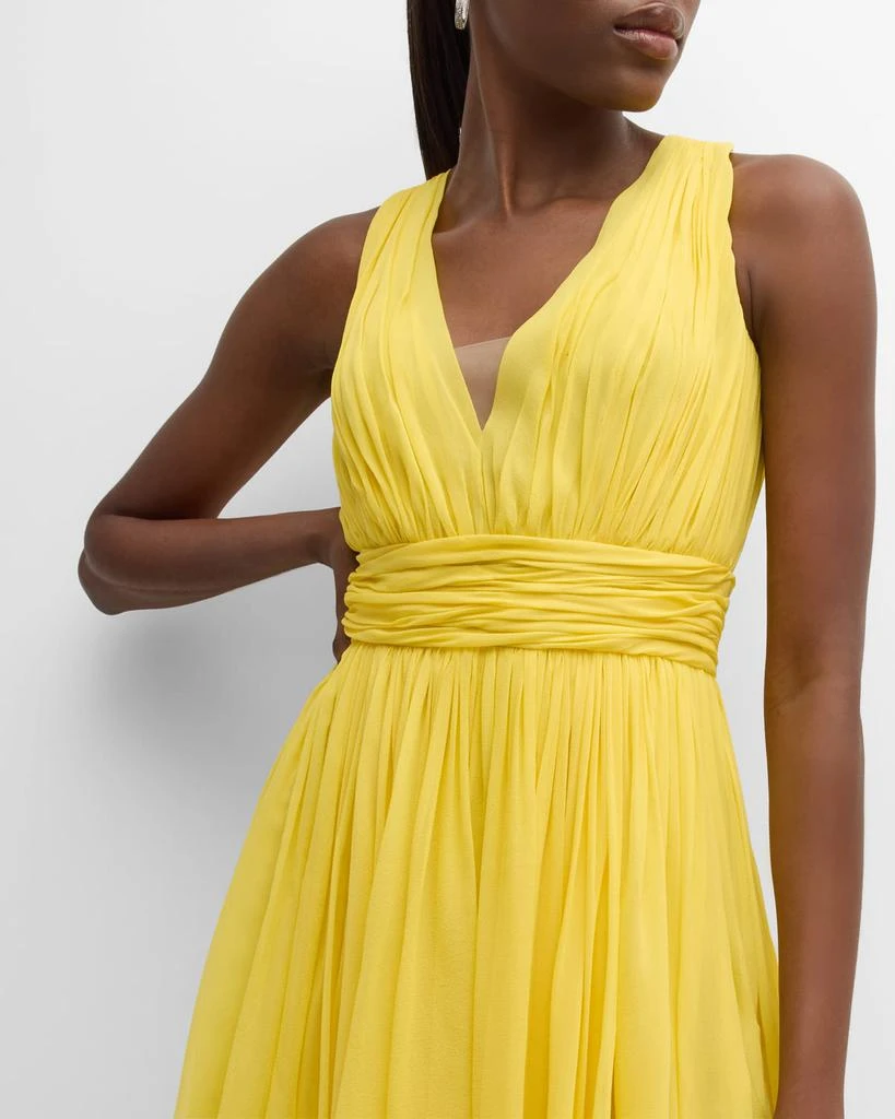 strapless open back dress Giambattista Valli - Giambattista Valli Dress in Green Multi 44 / 8 US
