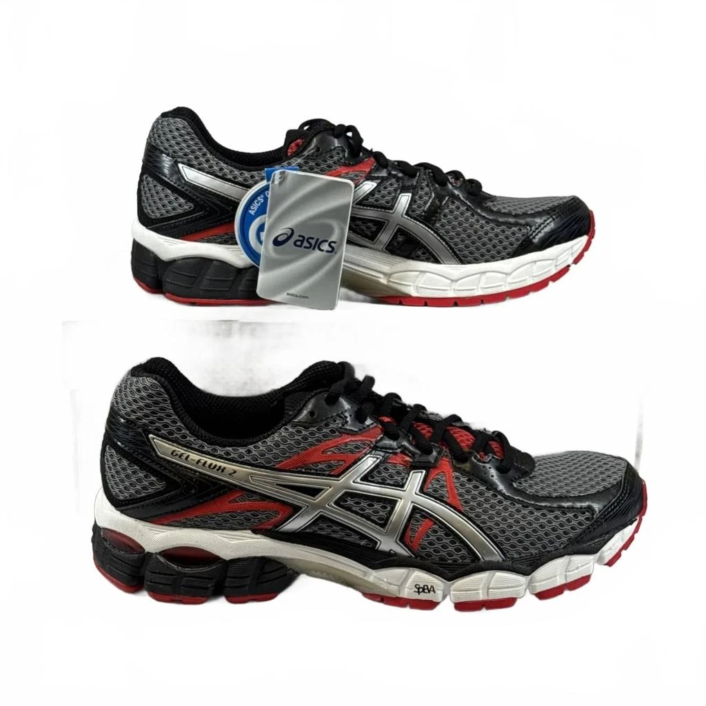 Asics Men's Gel Flux 2 Lace-Up Running Shoes In Gray 1