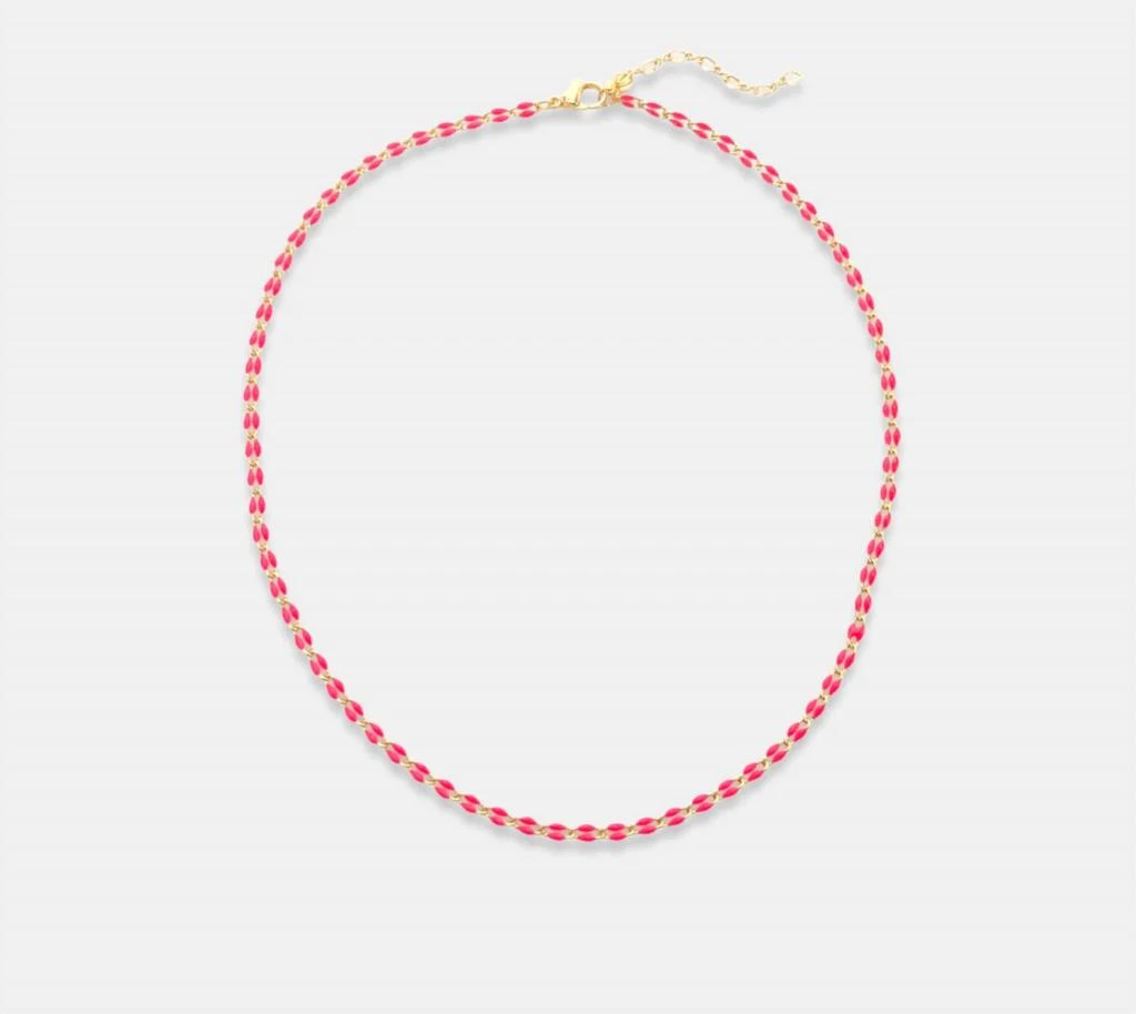 OMG BLINGS Omg Blings - Women
s Dainty Enamel Chain Choker