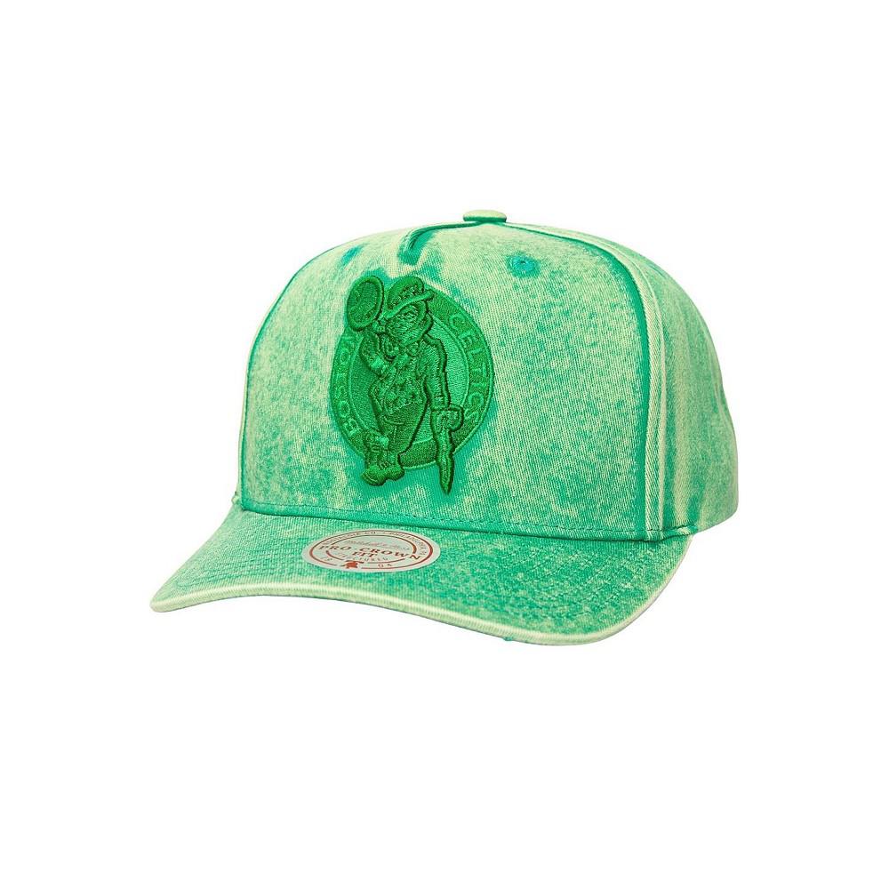 Mitchell & Ness Men's Green Boston Celtics Washed Out Tonal Logo Snapback Hat