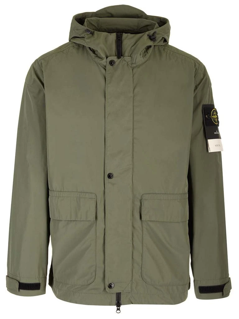 Stone Island Stone Island Logo Patch Hooded Jacket 1