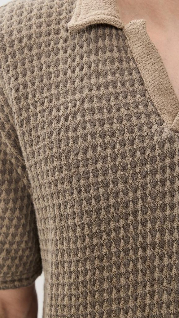 Officine Générale Pele Textured Polo 5