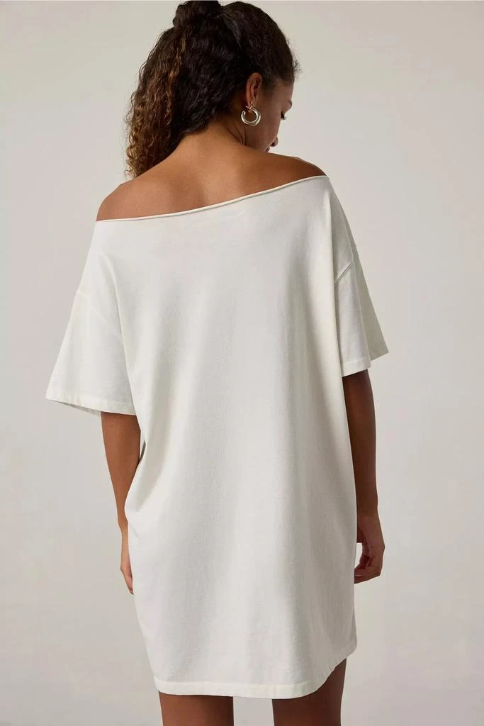 Shop Scream Graphic Off-The-Shoulder T-Shirt Dress on Sale at