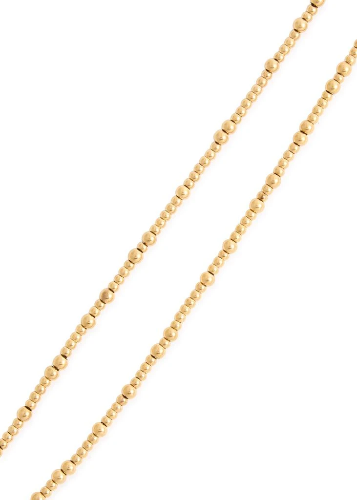 Anni Lu Goldie 18kt gold-plated beaded necklace 4