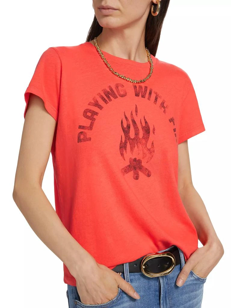MOTHER The Boxy Goodie Goodie Graphic T-Shirt 6