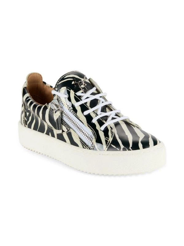 Zebra Print Low Top Sneakers – On Sale Now with Up to 66% Off