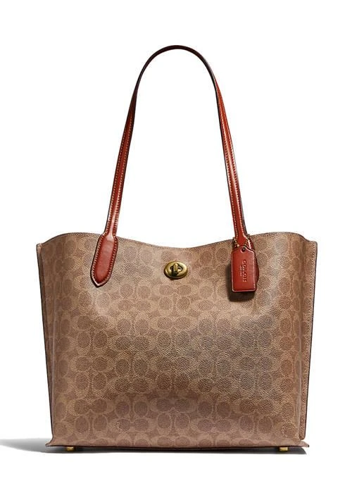 Coach Willow Tote In Signature Canvas 1