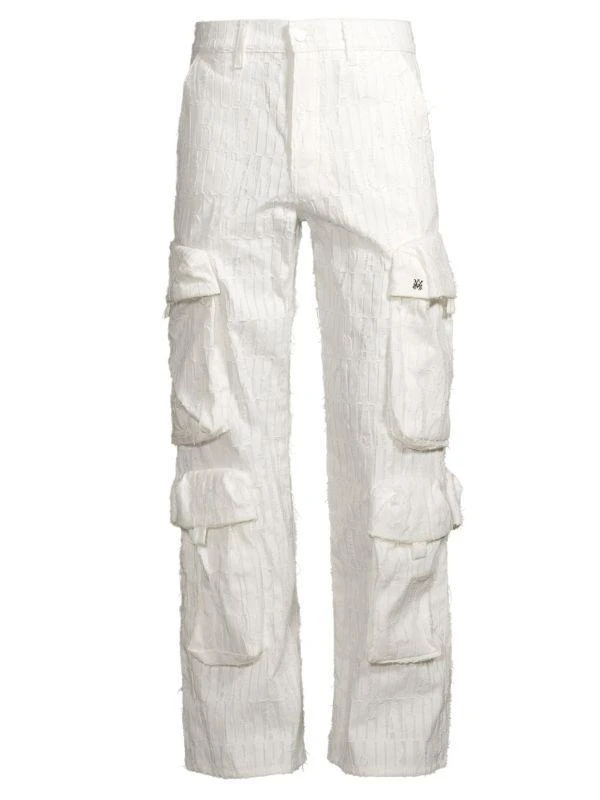 AMIRI Burnout Logo Baggy Cargo Pants 5