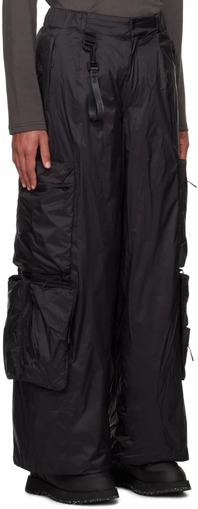 RAINS Black Vardo Cargo Pants 2