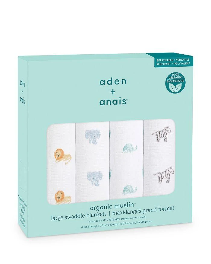aden + anais 4 Pk. Printed Classic Swaddles 2