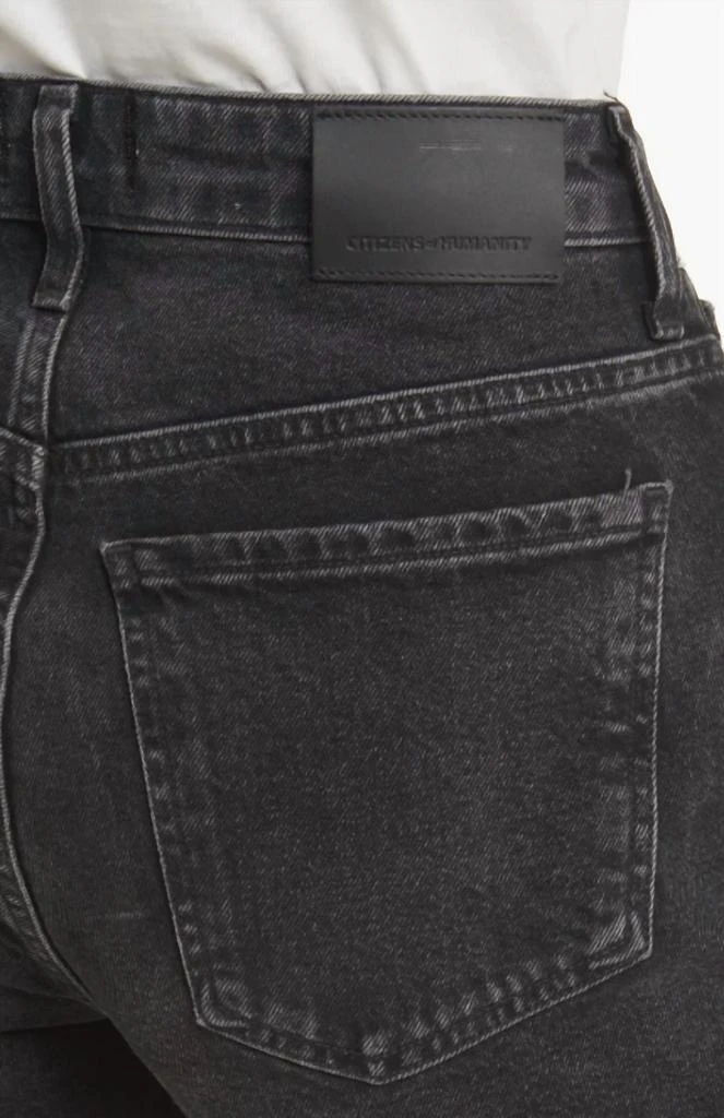 Citizens of Humanity Zurie High Waist Straight Leg Jeans In Stormy 5