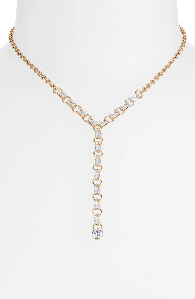 Nordstrom Crystal Accent Lariat Necklace 2
