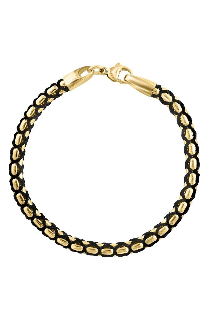Effy Men
s 14K Gold Plated Sterling Silver Bracelet