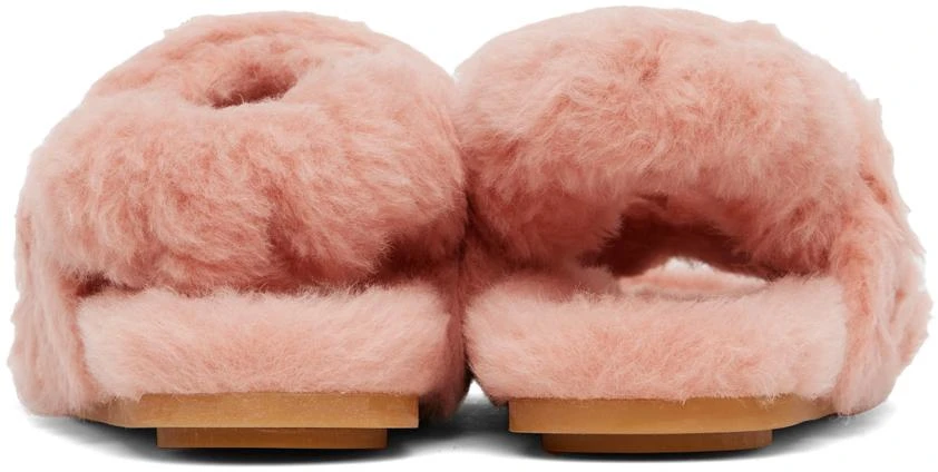 Max Mara Pink Teddy Sandals 2