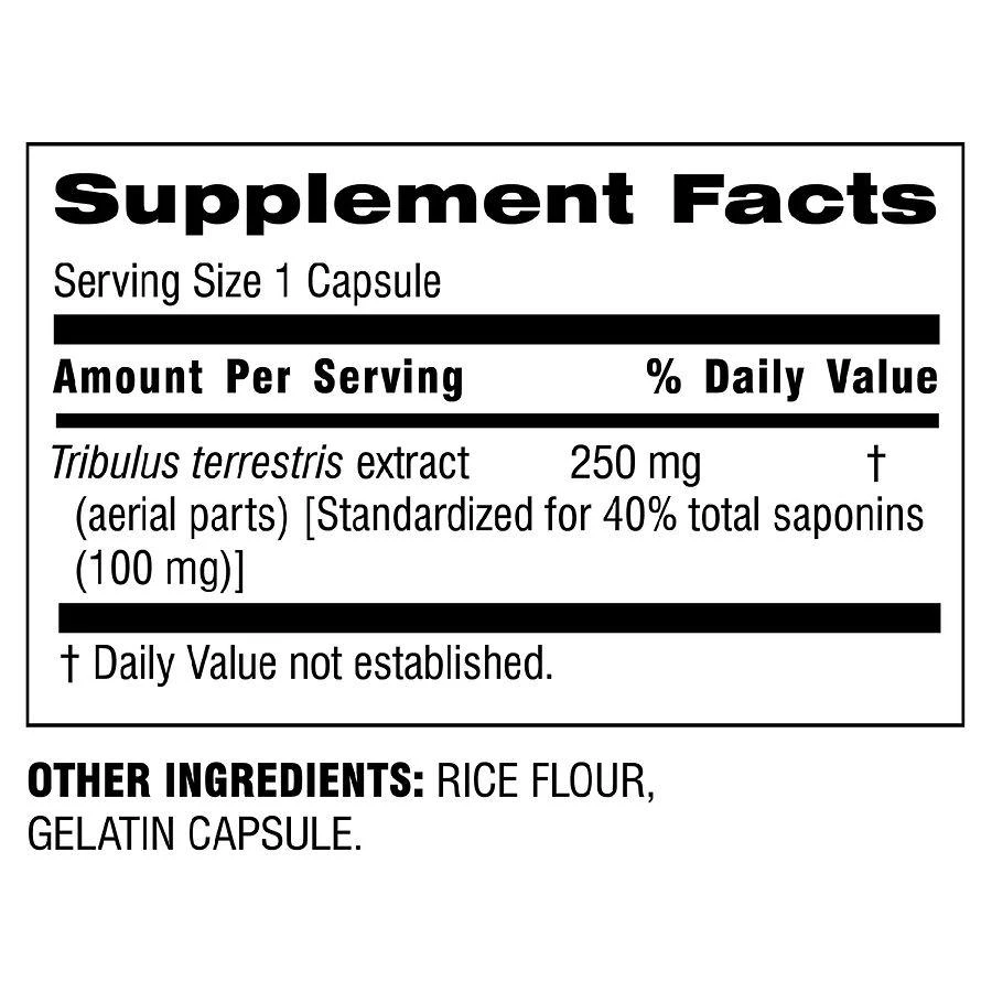 Botanic Choice Tribulus Terrestris 250mg 2