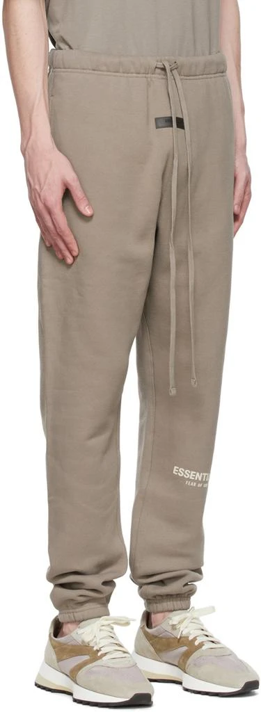 Essentials Taupe Cotton Lounge Pants 2