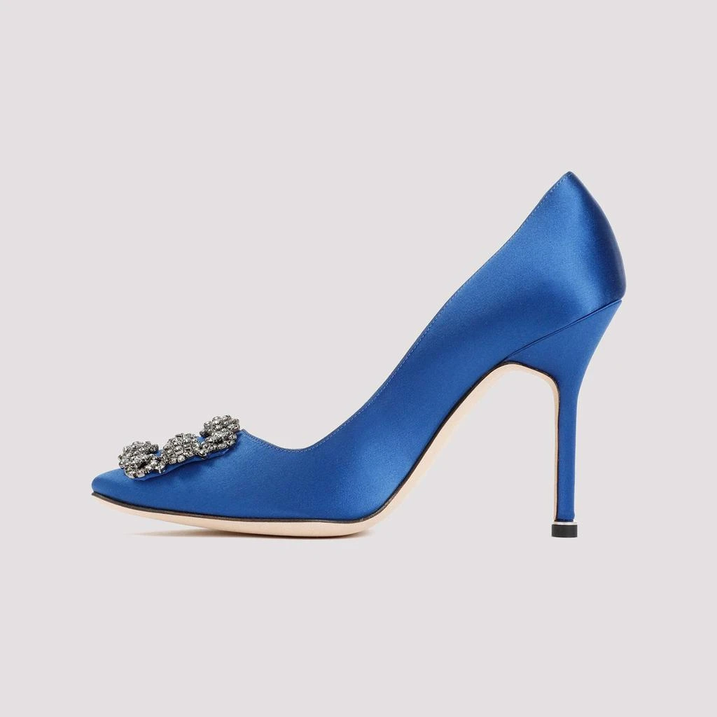 Manolo Blahnik HANGISI SATIN PUMPS 3