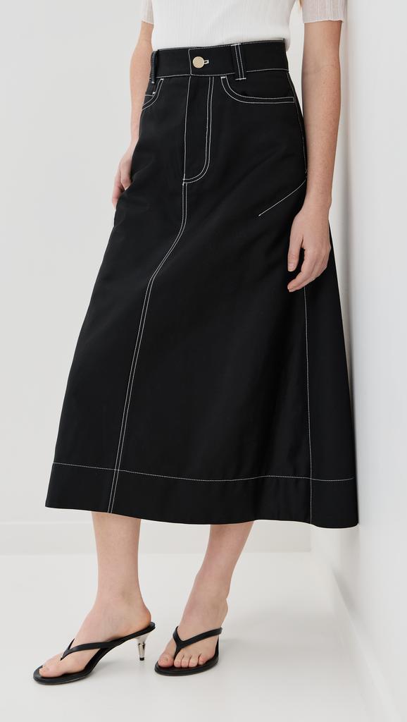 Meryll Rogge Flared Workwear Skirt