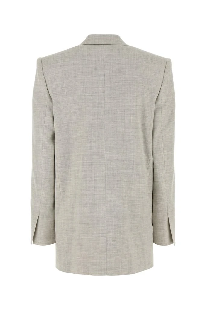 PHILOSOPHY di LORENZO SERAFINI Melange light grey stretch wool blend blazer 2