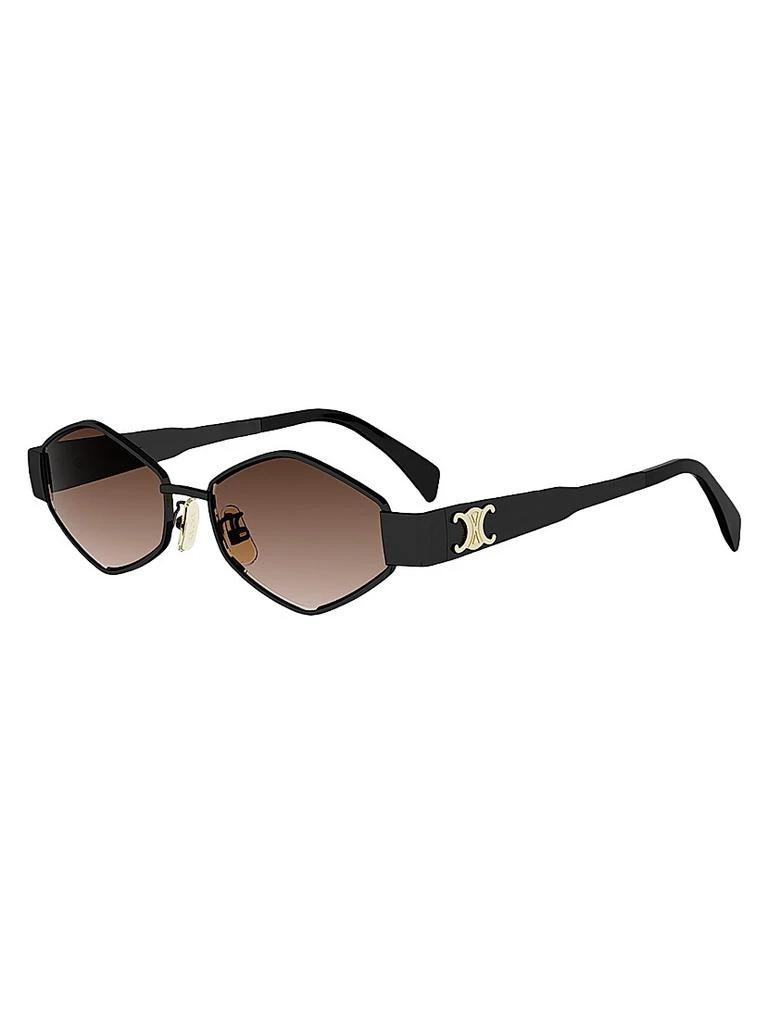 Celine Metal Triomphe 54MM Geometric Sunglasses  display picture 1