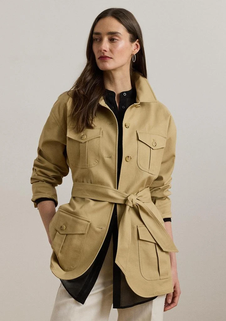 Ralph Lauren Women
s Double Faced Stretch Cotton Field Jacket