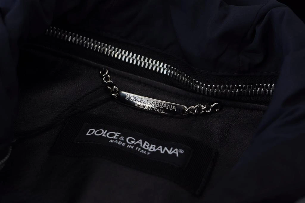Dolce & Gabbana Dolce & Gabbana Black Polyester Hooded Blouson Coat Jacket 7
