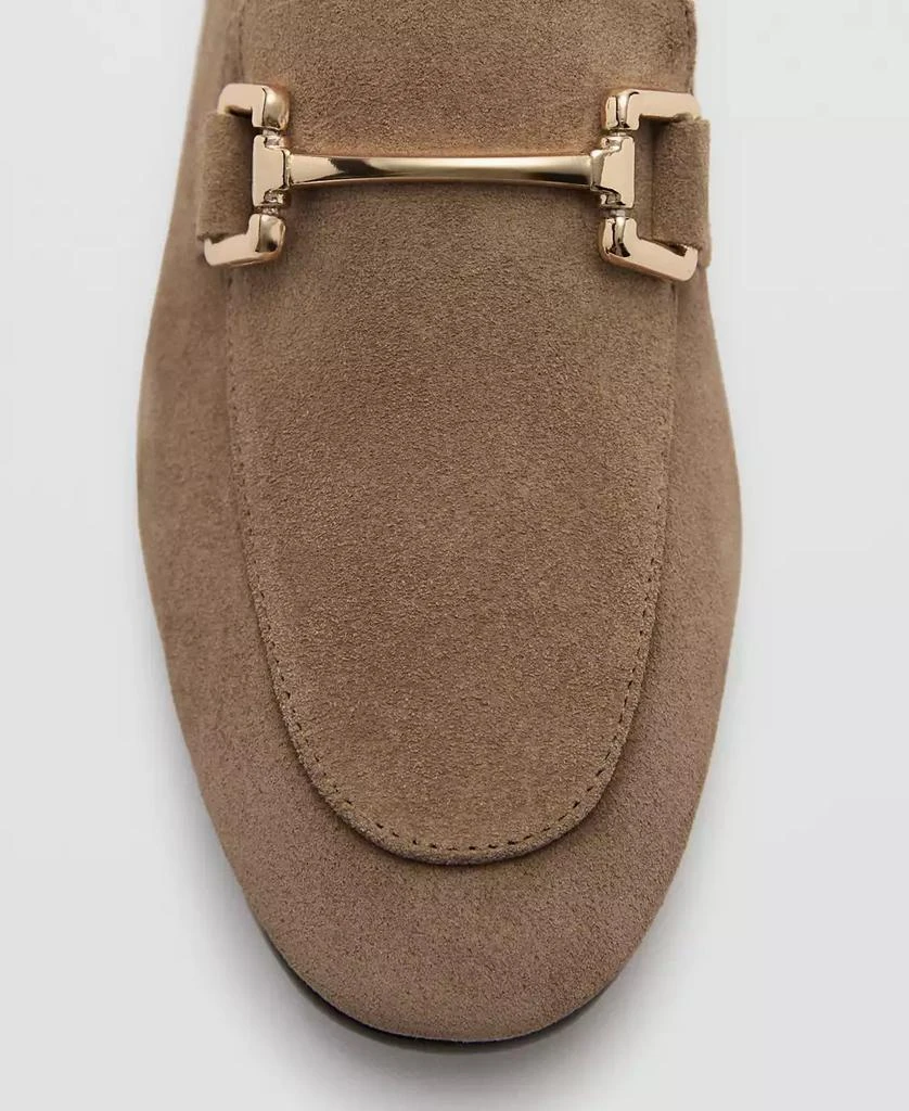 Mango Women's Suede Leather Moccasins 3