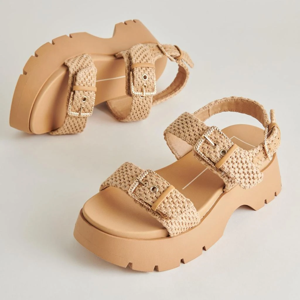 Dolce Vita PALDA SANDALS NATURAL RAFFIA 2