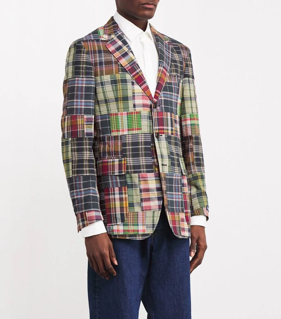 Ralph Lauren Cotton Madras Patchwork Blazer 3