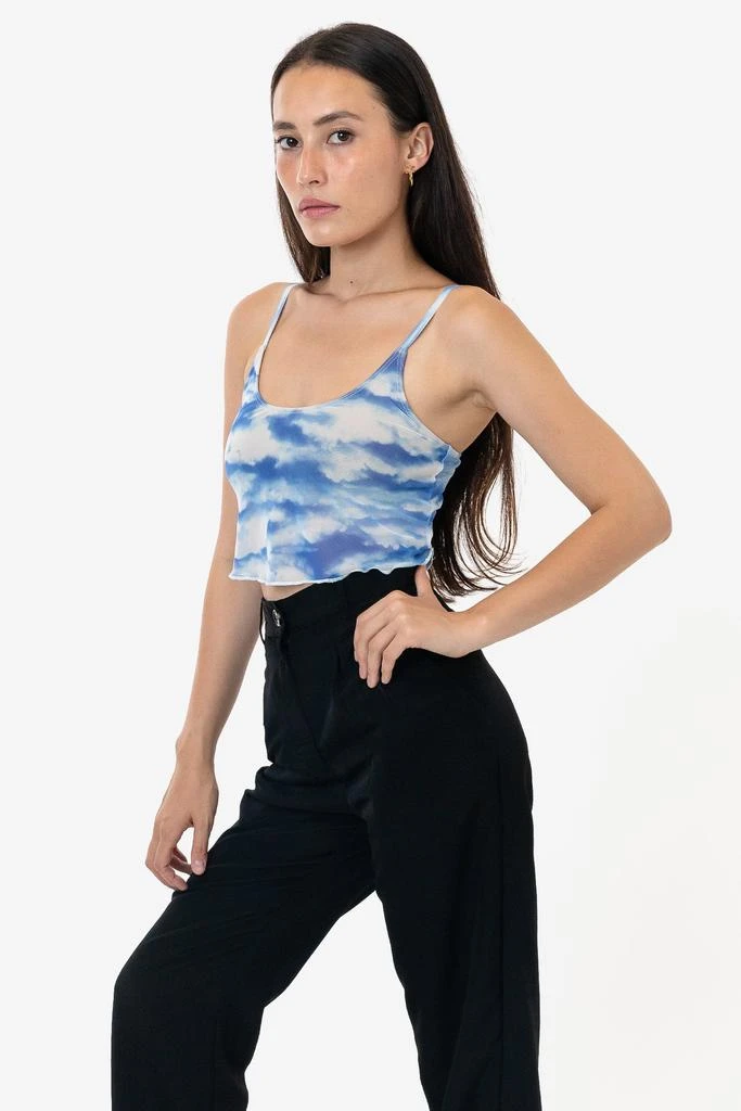 Los Angeles Apparel RNS778P - Printed Micro Mesh Spaghetti Tank 8