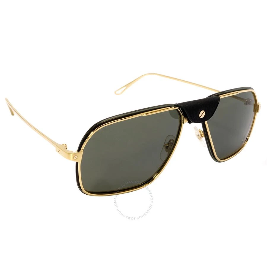 Cartier Grey Navigator Men's Sunglasses CT0243S 001 62 1