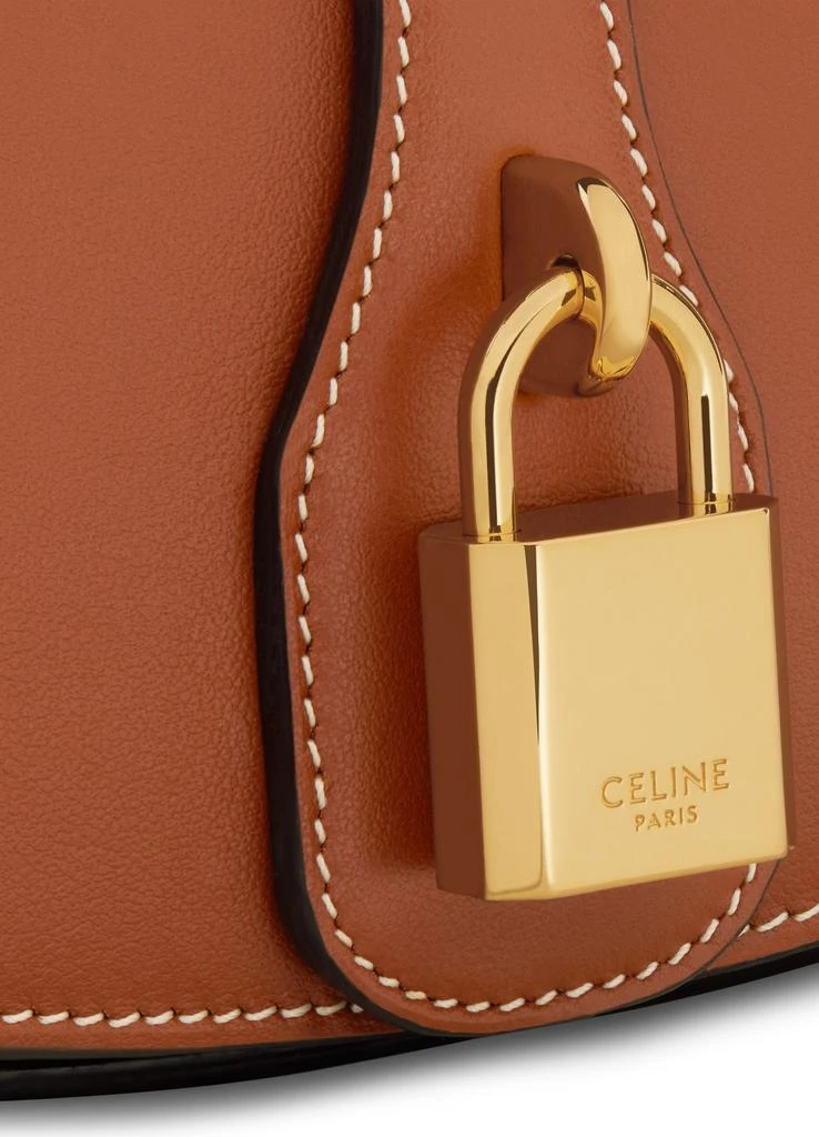CELINE Tabou clutch on strap in smooth calfskin 6