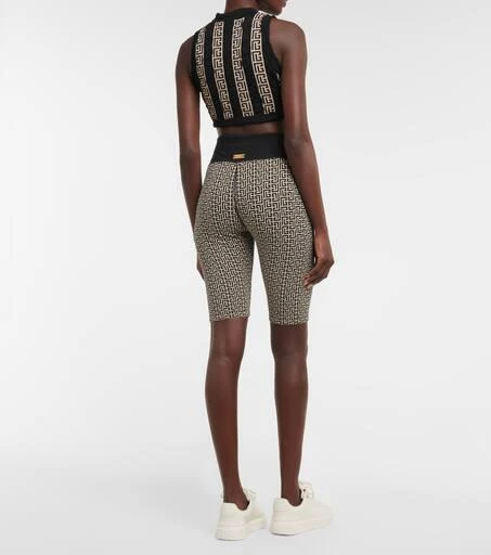 Balmain Monogram wool-blend crop top 3