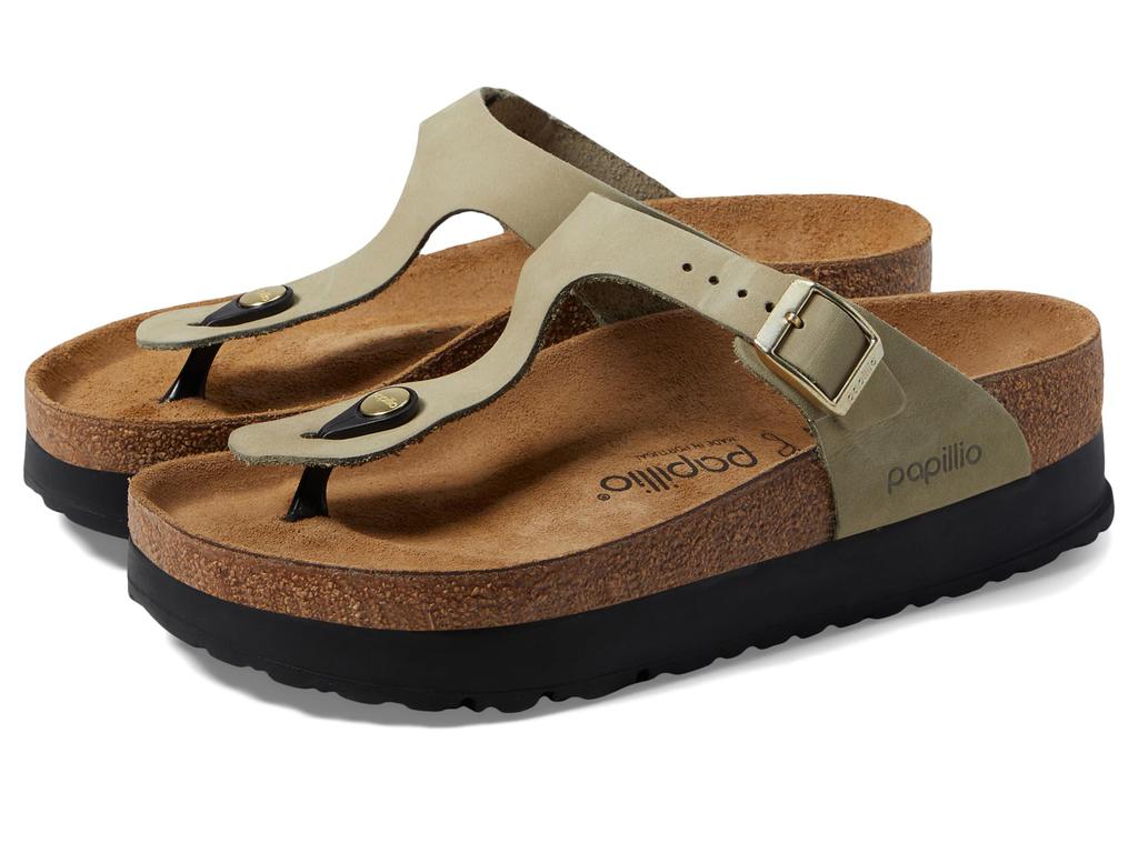 Birkenstock Papillio by Birkenstock Gizeh Platform Sandal - Nubuck