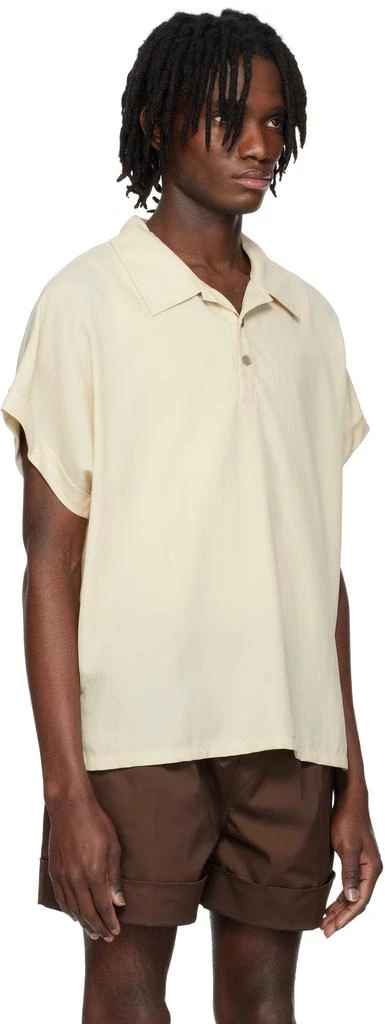 Recto Beige Dolman Sleeve Polo 2