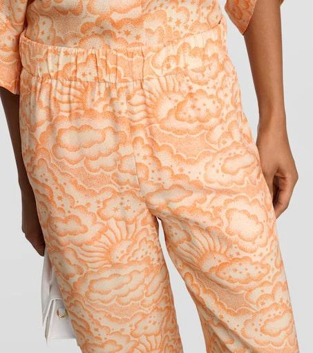 Stella McCartney Mid-rise silk pants 4