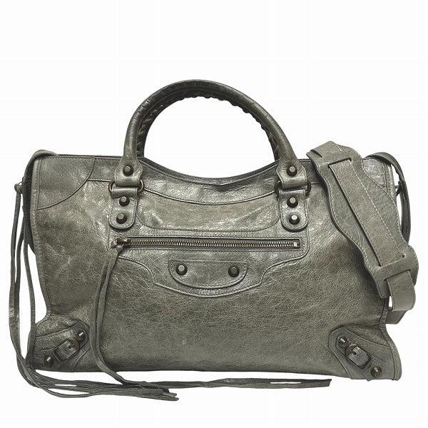 Shop The City 2way Gray Leather Bag on Sale at BeyondStyle