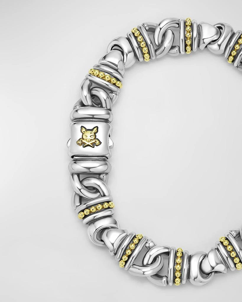 LAGOS Men
s Anthem Krunch Curb Link Bracelet, 12mm 4