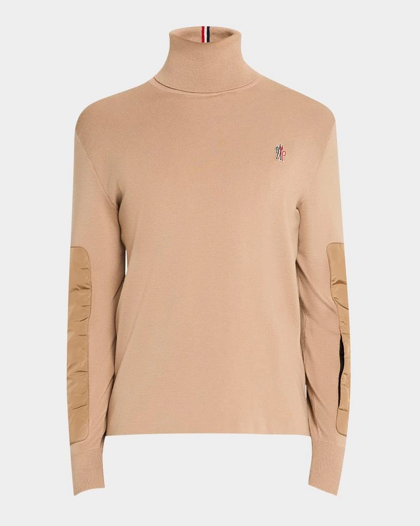 Moncler Men's Turtleneck with Elbow Patches 1
