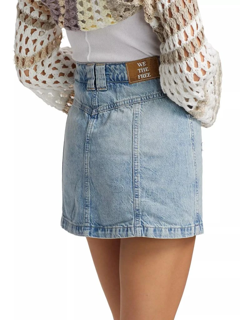 Free People Midnight Sun Denim Skort 5