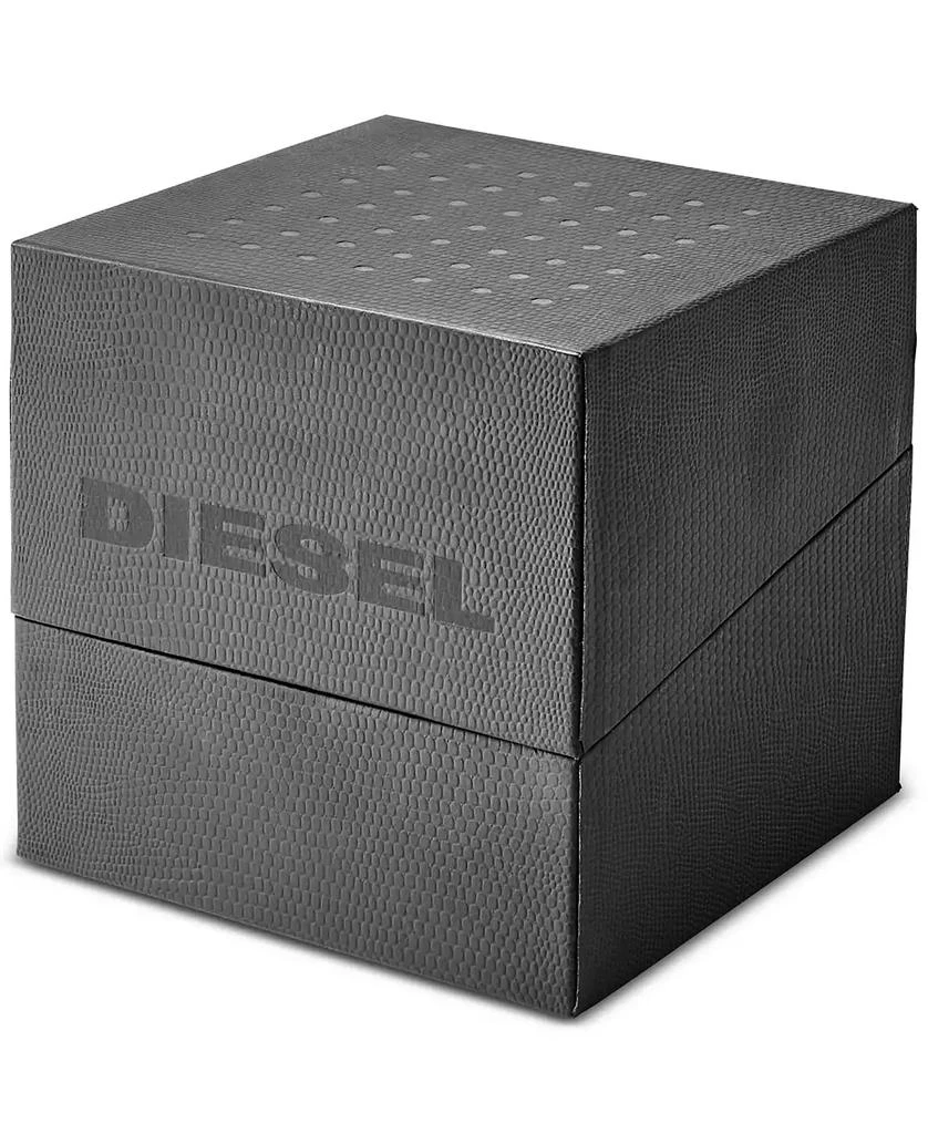Diesel Men's Chronograph Griffed Gunmetal-Tone Stainless Steel Bracelet Watch 48mm 4