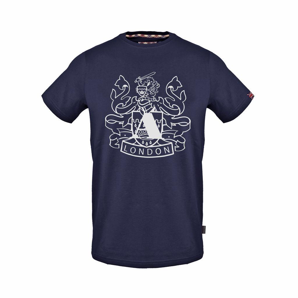 Aquascutum T-shirts Blue Men