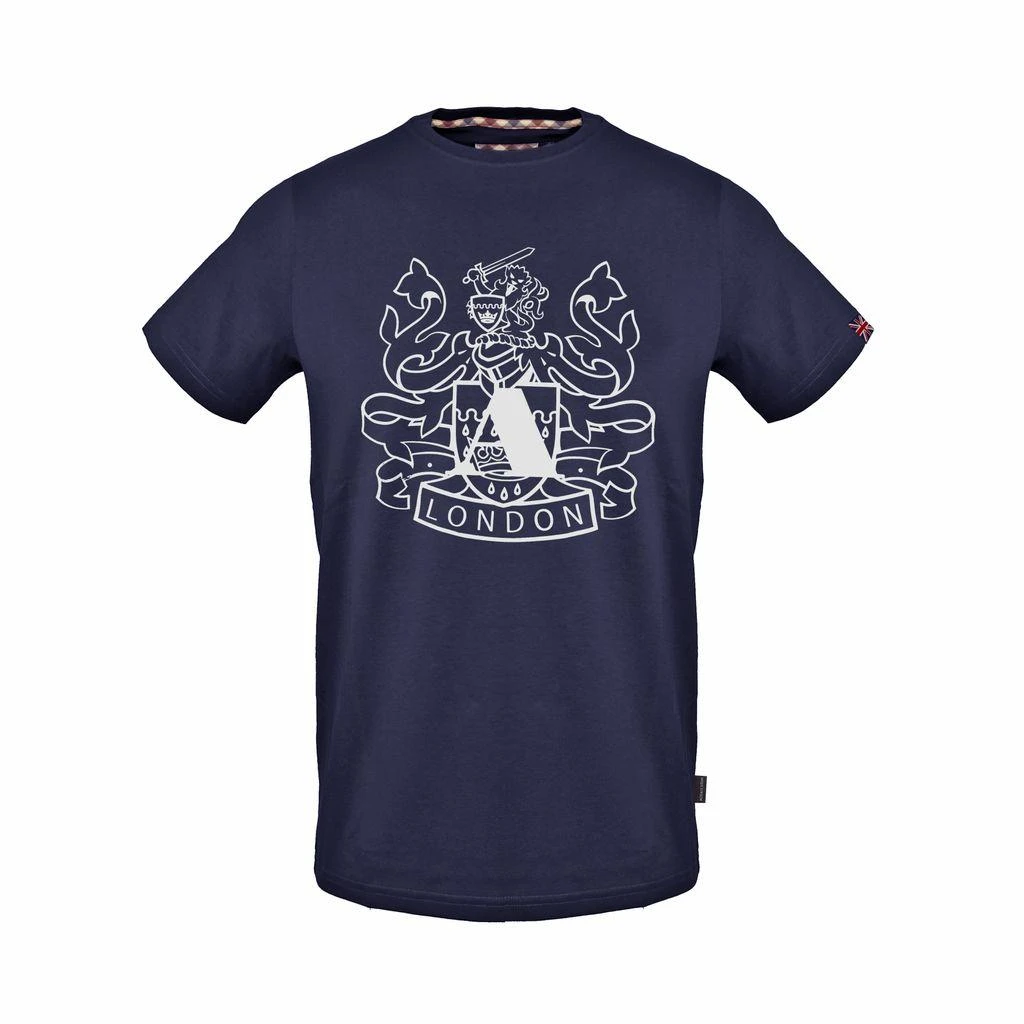 Aquascutum T-shirts Blue Men 1