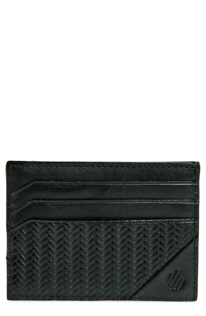 Johnston & Murphy Basketweave Card Holder 1