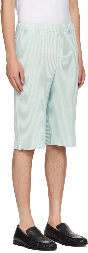 Homme Plissé Issey Miyake Blue Tailored Pleats 2 Shorts 2