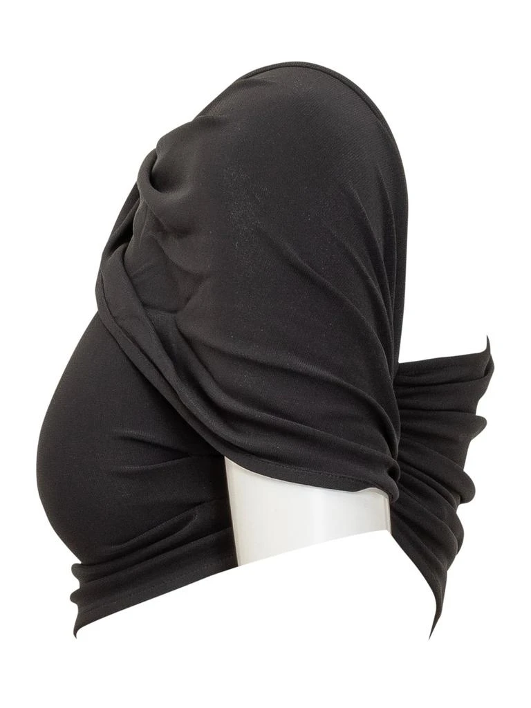 Casablanca Casablanca Crepe Draped Crop Top 3