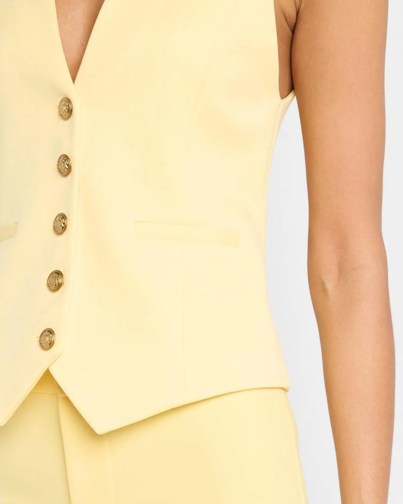 Alice + Olivia Mazie Deep V-Neck Slim Vest 5