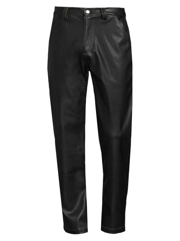 Stampd Faux Leather Pants 5