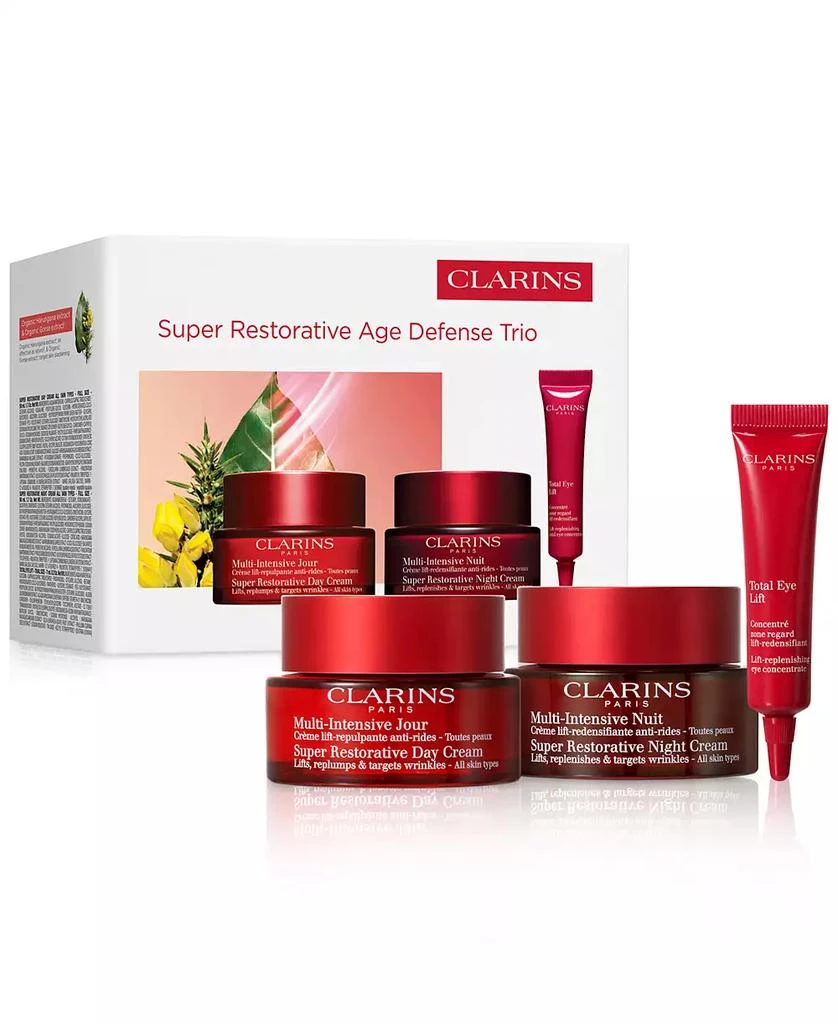 Clarins 3-Pc. Limited-Edition Super Restorative Day & Night Skincare Set 1